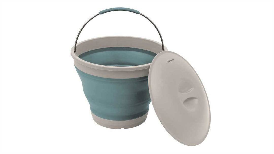 Outwell Unisex-Adult OU-651088 Touristischer Eimer Collaps Blue 7,5L, Grau, os