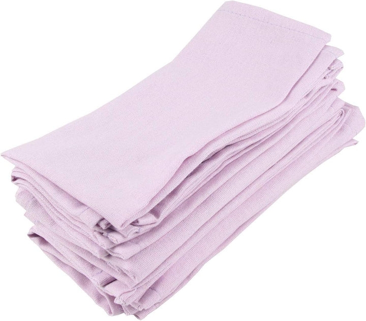 weich Polyester -Leinen gemischt Abendessen Cloth Servietten, 12 Stück (40 x 40 cm), für Veranstaltu