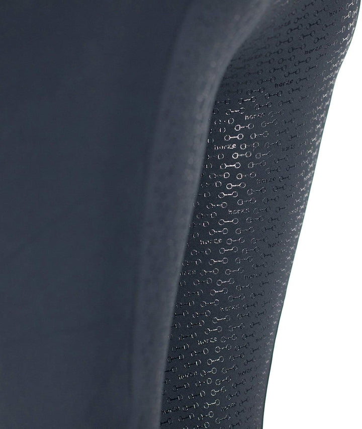 HORZE Damen Reitleggings Mathilde, High Waist Reithose mit Handytasche und Vollbesatz 40 Dunkelnavy,