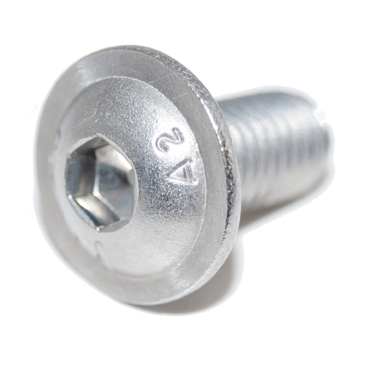 Flachrundkopfschrauben mit Innensechskant mit Flansch M4X55 25 Stück ISO 7380-2 A2 Edelstahl rostfre
