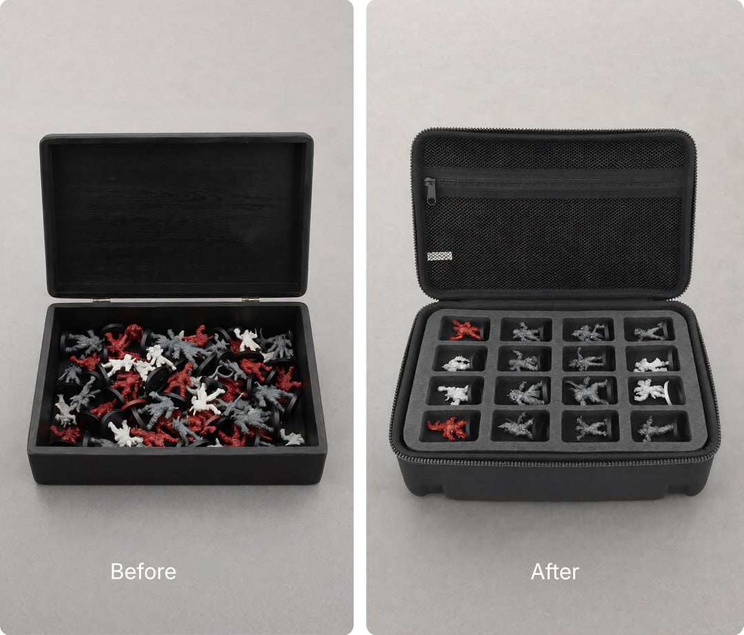 Feldherr Half-Size Case 50 kompatibel mit Blood Bowl - 16 Miniaturen