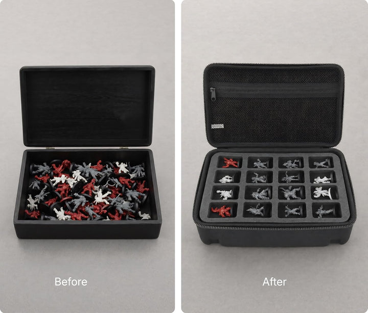 Feldherr Half-Size Case 50 kompatibel mit Blood Bowl - 16 Miniaturen