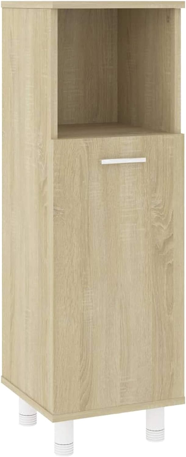 Tidyard Badezimmerschrank Badschrank Badezimmer Aufbewahrungsschrank Schrank Badkommode Eckschrank B