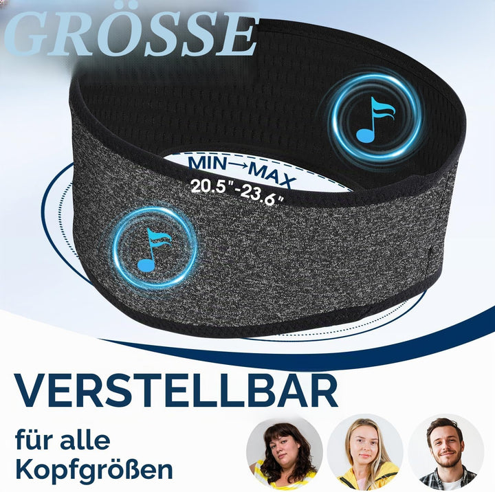 LC-dolida Schlafkopfhörer Bluetooth Stirnband Kopfhörer, Schlafkopfhörer Seitenschläfer Schlaf zum K
