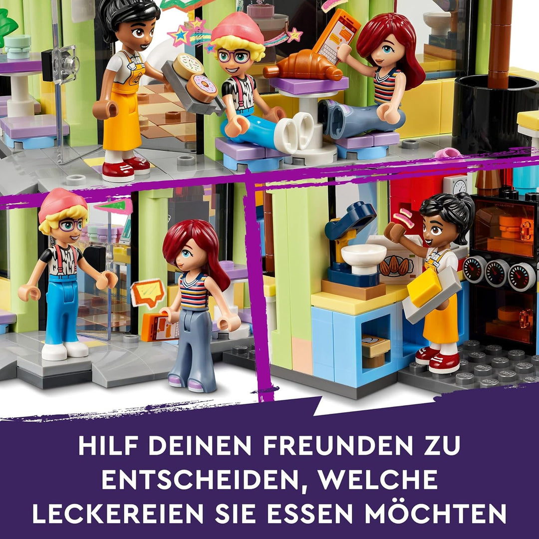 LEGO Friends Heartlake City Café, Kinderspielzeug, Spielzeug-Bäckerei, Geschenkidee für Mädchen und