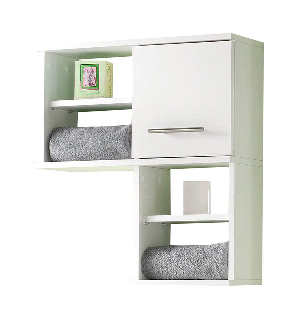 Schildmeyer Hängeschrank 119993 Isola, 60x20.5x65 cm, weiss, Weiss