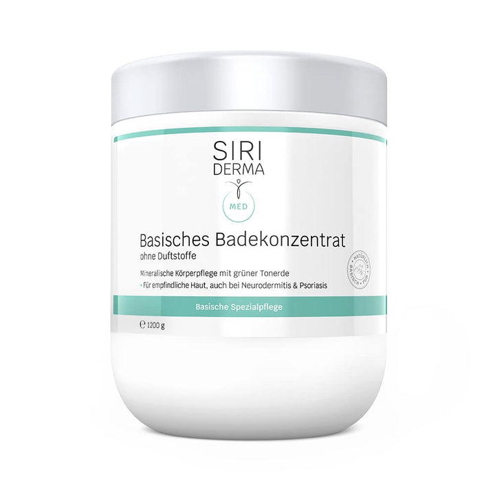 SIRIDERMA Basisches Badekonzentrat | Basenbad ideal als Vollbad, Fussbad und basische Waschung | Auc
