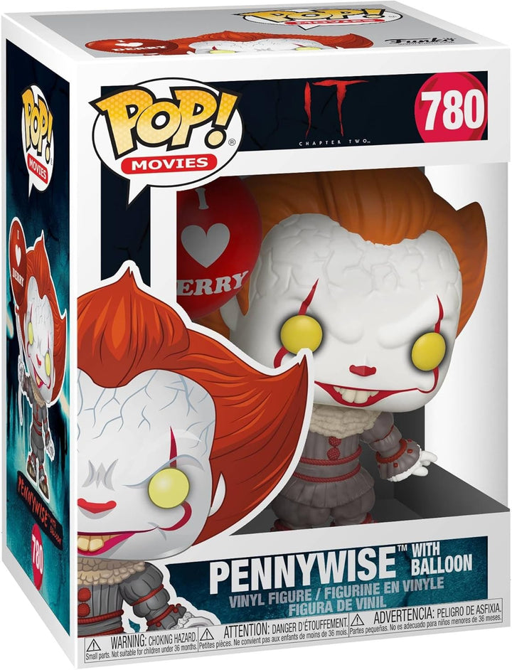 Funko Pop! Movies: IT: Chapter 2- Pennywise mit Balloon - IT Chapter Two - Vinyl-Sammelfigur - Gesch