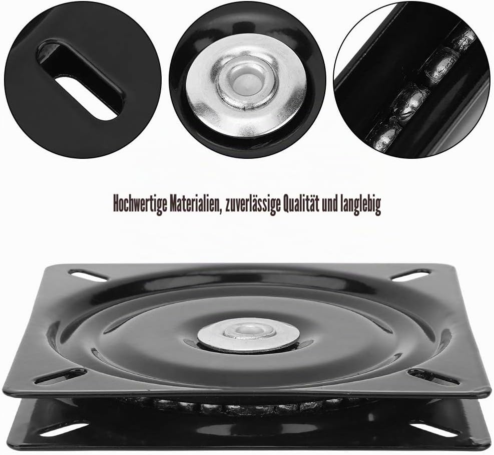 Quadratische Drehteller, Universal Heavy Duty 360 Grad Sitz Swivel Base Mount Plate für TDS Bootssit