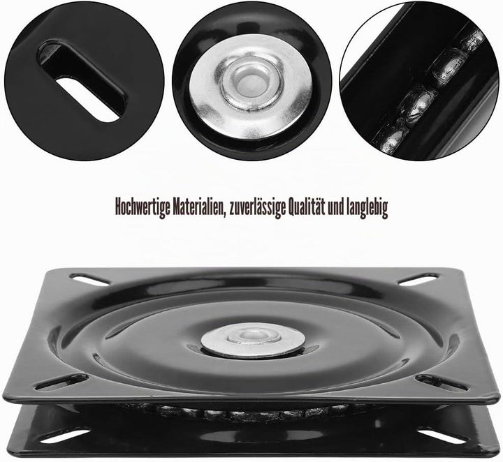 Quadratische Drehteller, Universal Heavy Duty 360 Grad Sitz Swivel Base Mount Plate für TDS Bootssit