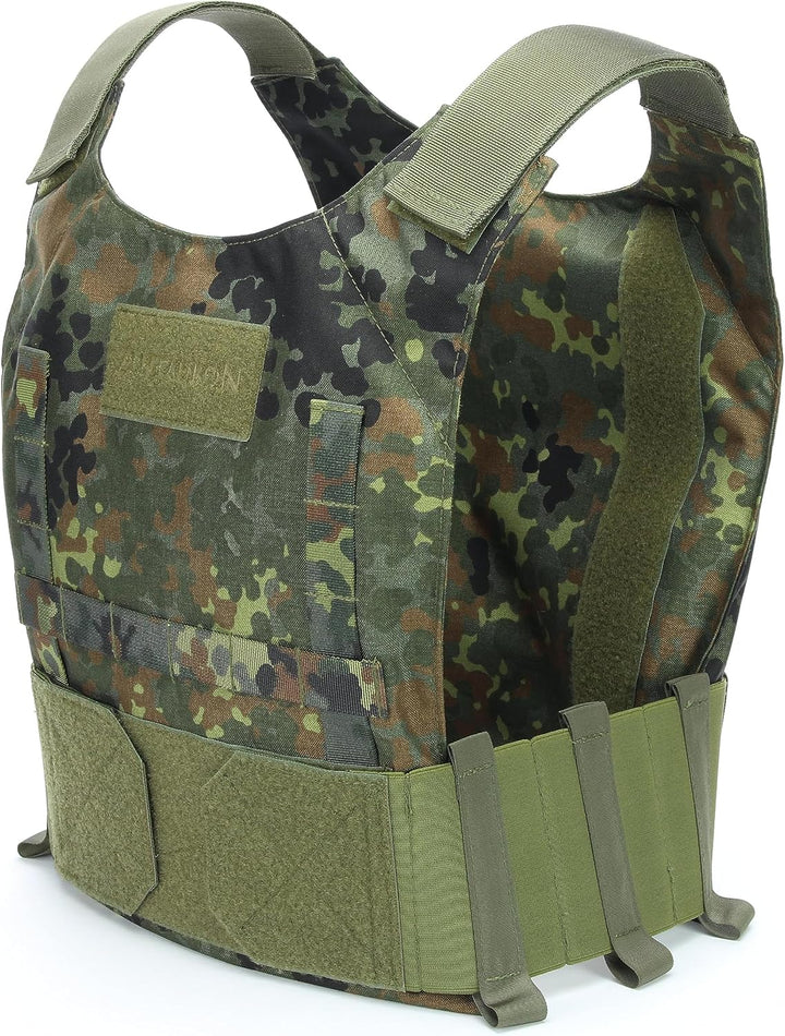 Zentauron Plattenträger Vulcan Minimal Low Profil Plate Carrier Hülle Militär Polizei Security Schut