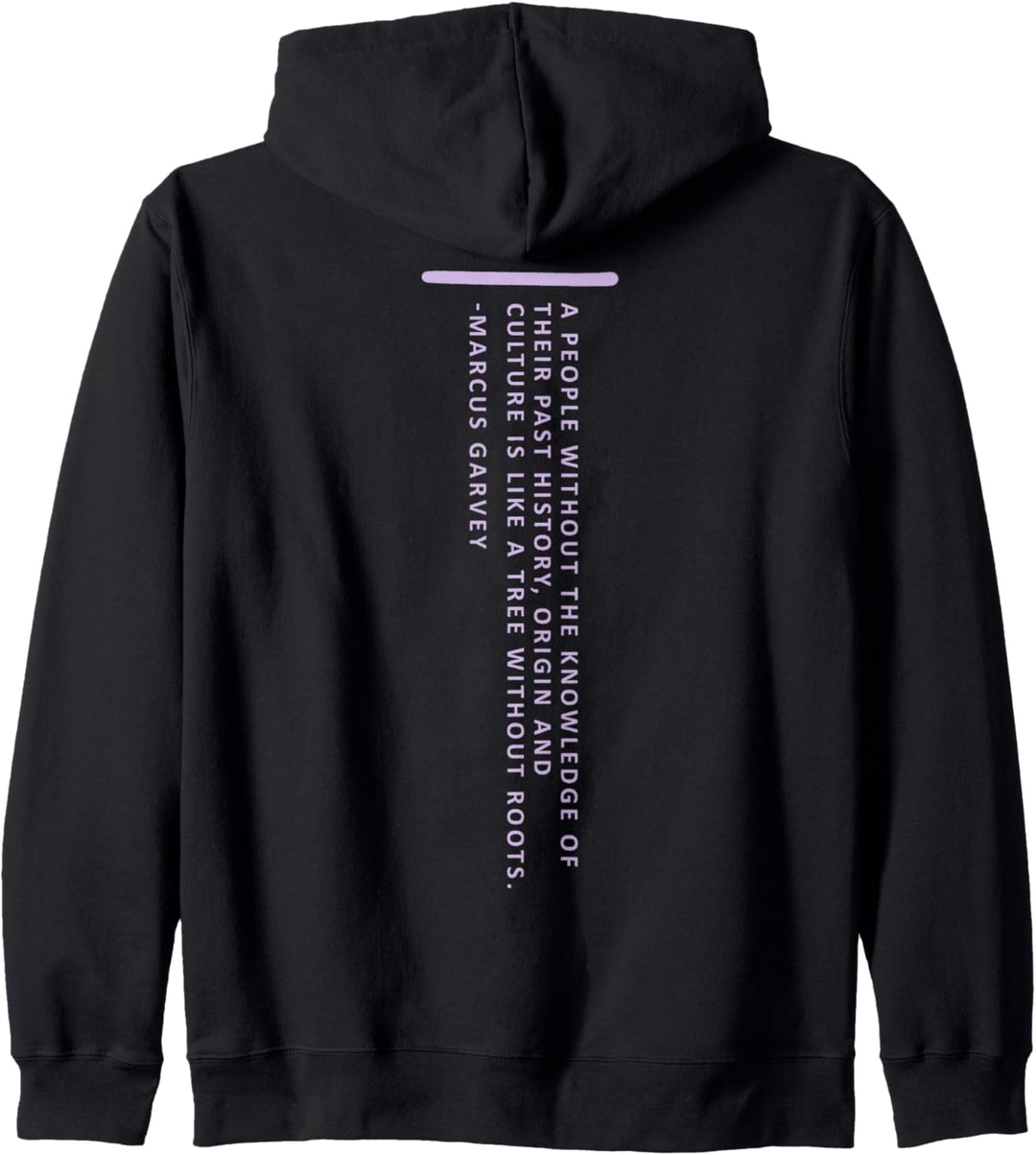 Marcus Garvey Quote Front & Back Kapuzenjacke