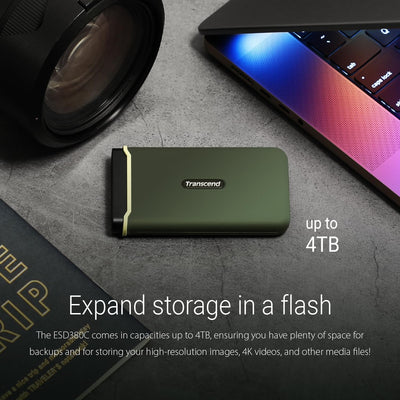 Transcend 4 TB Externe SSD ESD380C USB 3.2 Gen