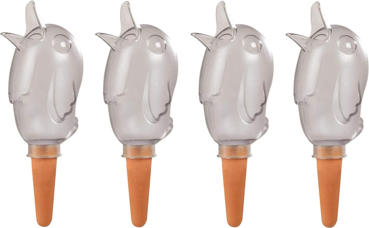 Scheurich 4er-Set Bewässerungskugel 220ml Transparent Wasserspender Bördy M (Klar) Wasserspeicher Tr