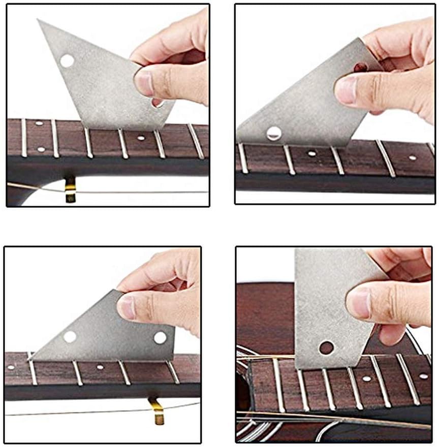 6 Stück Gitarren Luthier Werkzeug Set, Gitarre Griffbrett Fretboard-Schutz, DIY Gitarre Reparatur Ki