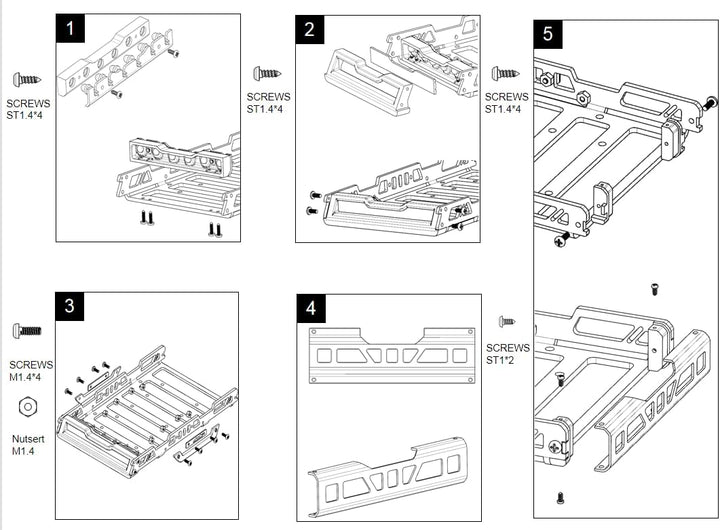R/C Scale Accessories : Metal Roof Luggage Rack with LED Lights for Traxxas 1:18 TRX4M Ford Bronco C