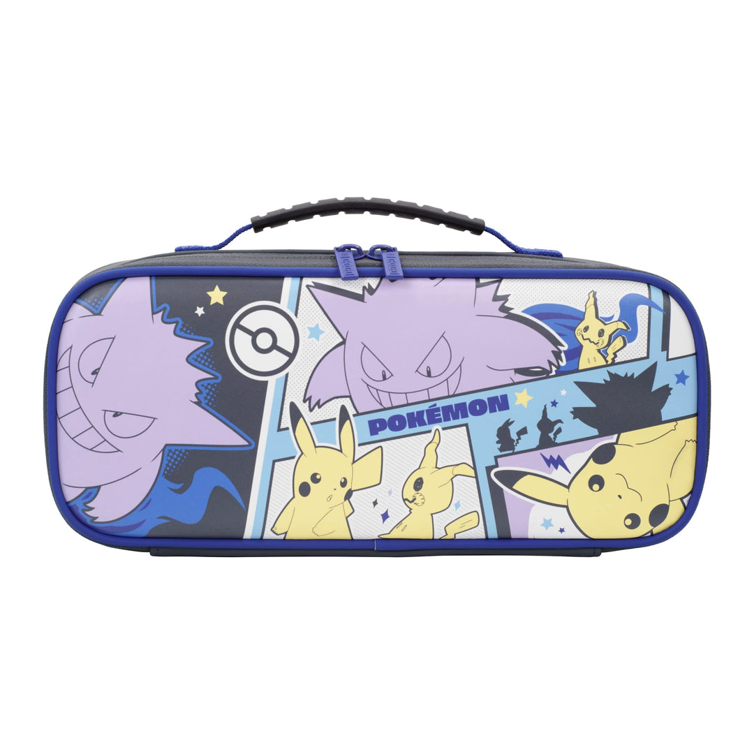 Hori Nintendo Switch Cargo Pouch Compact (Pikachu, Gengar, & Mimikyu) - Split Pad Compact Compatible