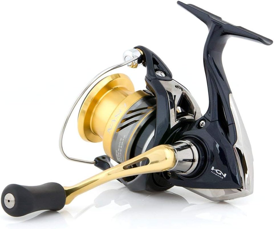 SHIMANO Nasci, Spinning Angelrolle mit Frontbremse C2000S, C2000S