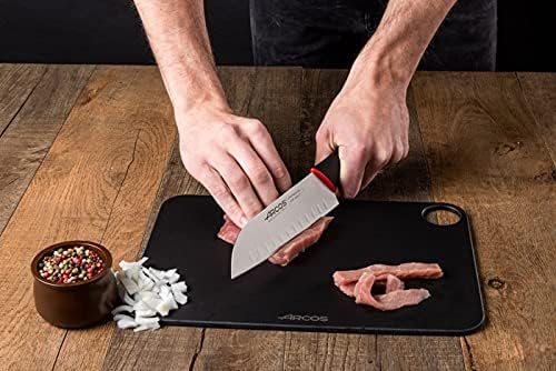 Arcos Serie Duo - Santoku Messer Messer Asiatischer Art- Klinge Nitrum Edelstahl 180 mm - HandGriff