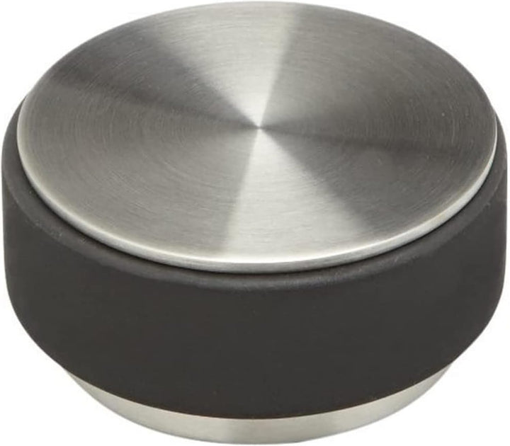 blomus -STOP- Türstopper aus Edelstahl, 1 KG schwere Ausführung, gummiert für jeden Untergrund, Türp