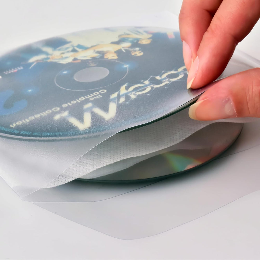 3L Doppel CD Hülle mit Platz für ein Cover - 50 Stück - CD Hüllen aus Plastik für platzsparende Aufb