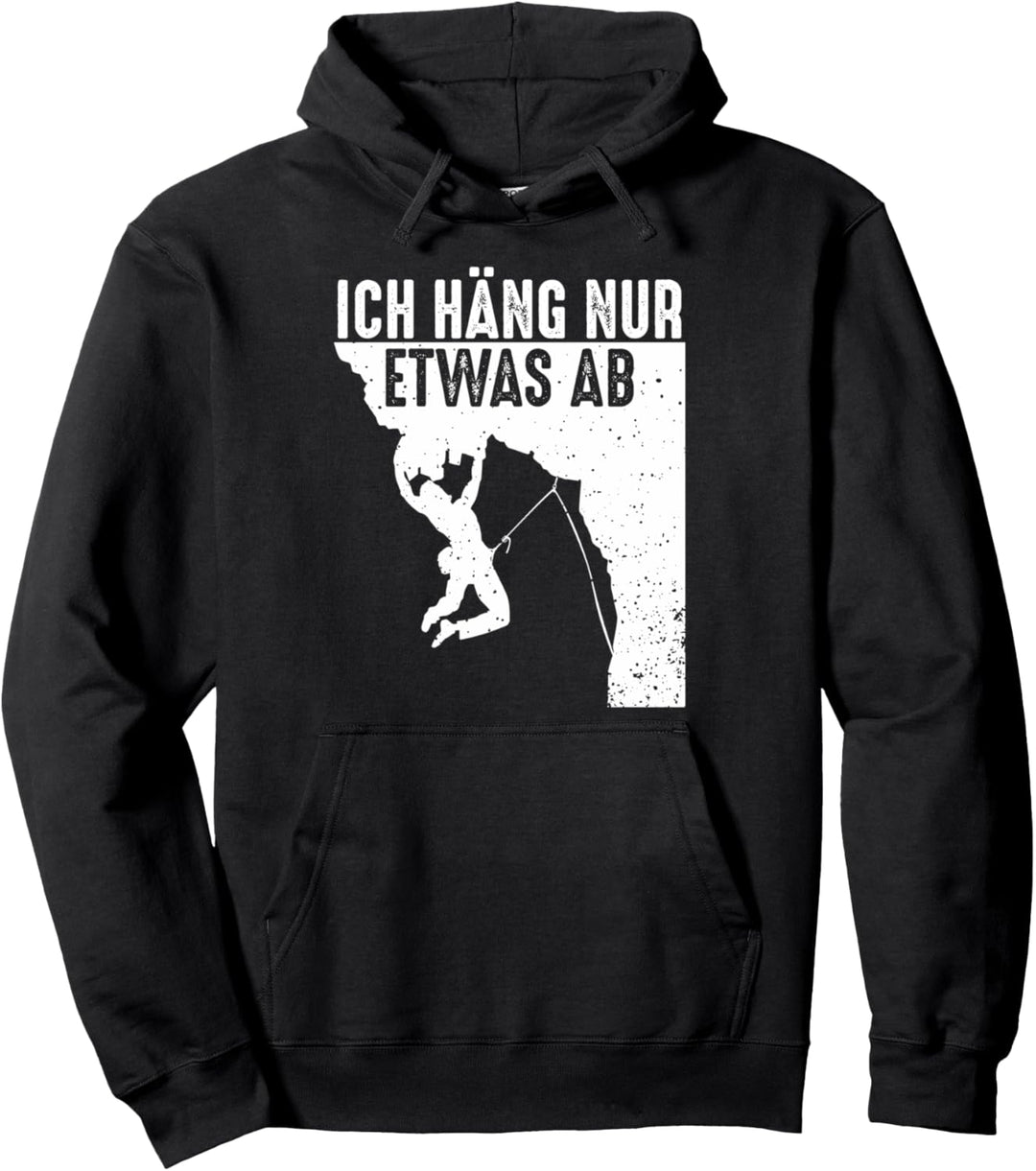 Fun Bouldern Bouldersport Kletterwand Felsklettern Spruch Pullover Hoodie