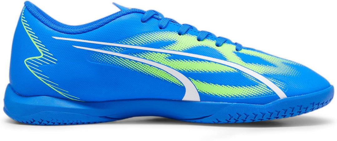 PUMA Herren Ultra Play It Fussballschuh 43 EU Ultra Blue Puma White Pro Grün, 43 EU Ultra Blue Puma