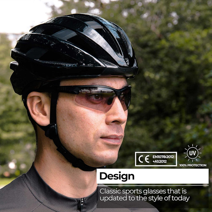 BBB Cycling Sportbrille mit Leseteil für Weitsichtige Sehstärke Sonnbrille mit Photochromatic Gläser