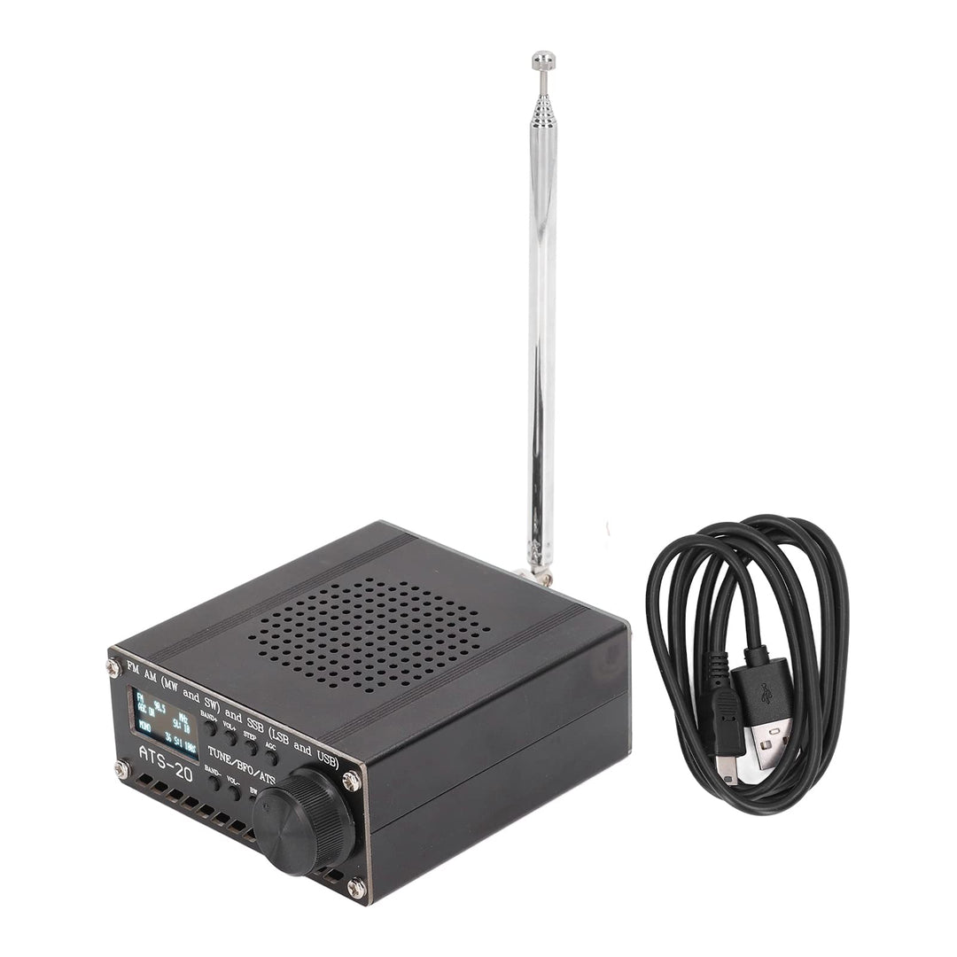 ATS 20 SI4732 Vollband-Funkempfänger Radios Kurzwellenempfänger AM FM MW SW SSB LSB USB-Scanner Trag