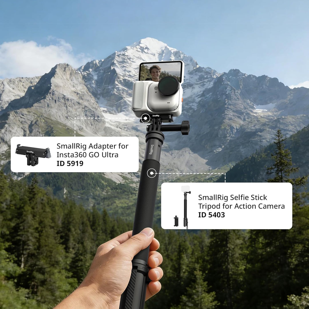 SMALLRIG GO Ultra Filter Kit für Insta360 GO Ultra, Snap-On-Design, enthält ND8-Filter, CPL-Filter,