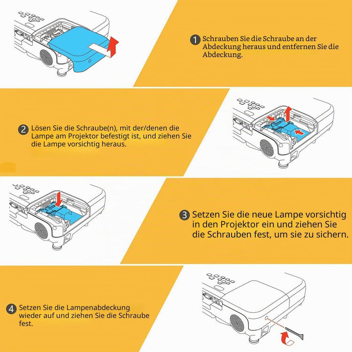 Aimdio Beamer Lampe Ersatzlampe für EPSON ELPLP97 EB-FH52 EB-FH06 EB-U50 EH-TW740 EH-TW750 EH-TW710