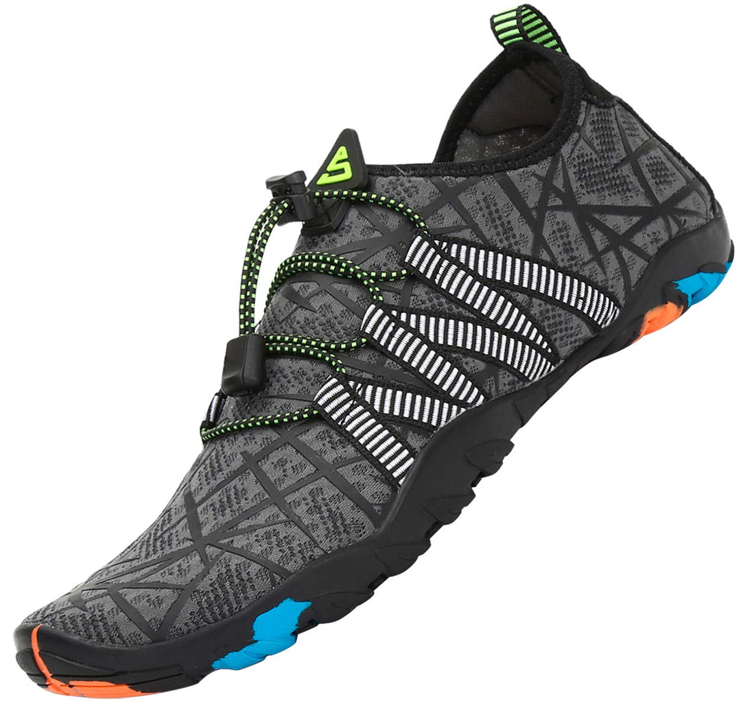 SAGUARO Badeschuhe für Herren Damen - 7/9 Drainagelöcher Schnelltrocknende rutschfest, Gr 35-48 39 E