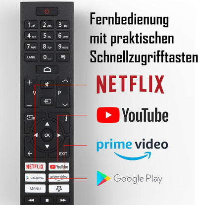 Toshiba 24WA2063DAZ 24 Zoll Fernseher/Android Smart TV (HD Ready, HDR, Google Play Store, Google Ass