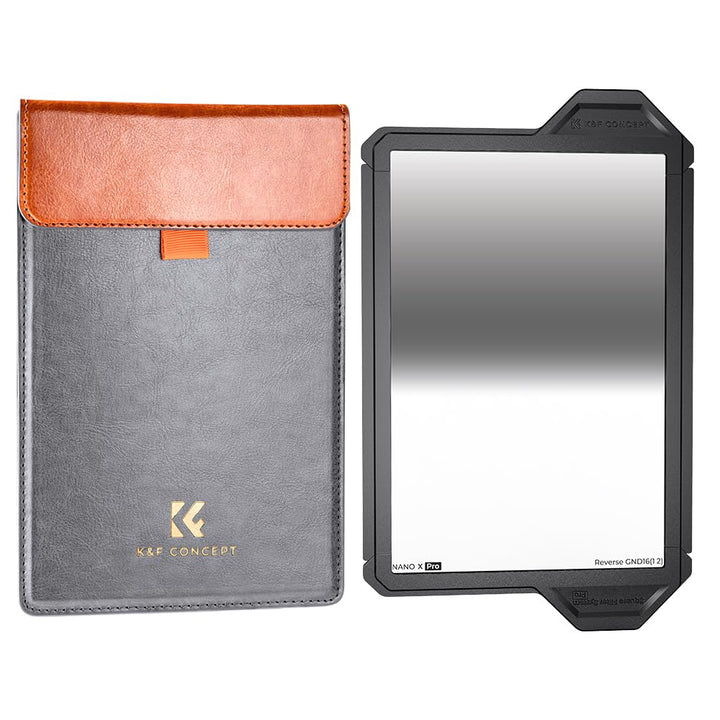 K&F Concept Nano X-PRO Verlaufsfilter GND16 Reverse 1,2 (4-Blenden) 100x150mm Rechteckfilter ND mit
