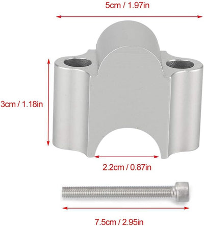 lenkererhöhung 22mm,lenker riser hornet,Motorrad Lenker Riser, 7/8 '' 22mm Universal Motorrad Modifi