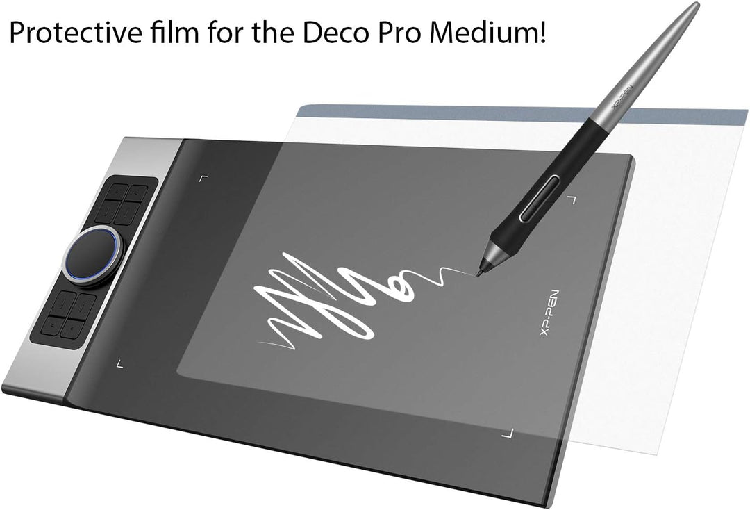XP-Pen AC79-M Schutzfolie für Deco Pro M Grafiktablett, Deco Pro MW Grafiktablett, 2 Stück