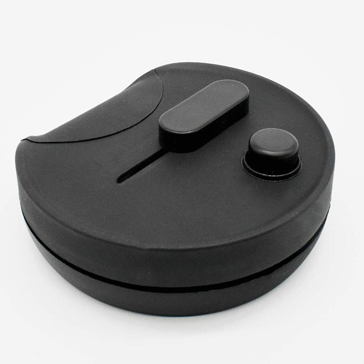 Universal Dimmer 60-300W Rund Fussdimmer HV 230V mit Schieberegler u. Druckschalter Mod.1012 incl. A