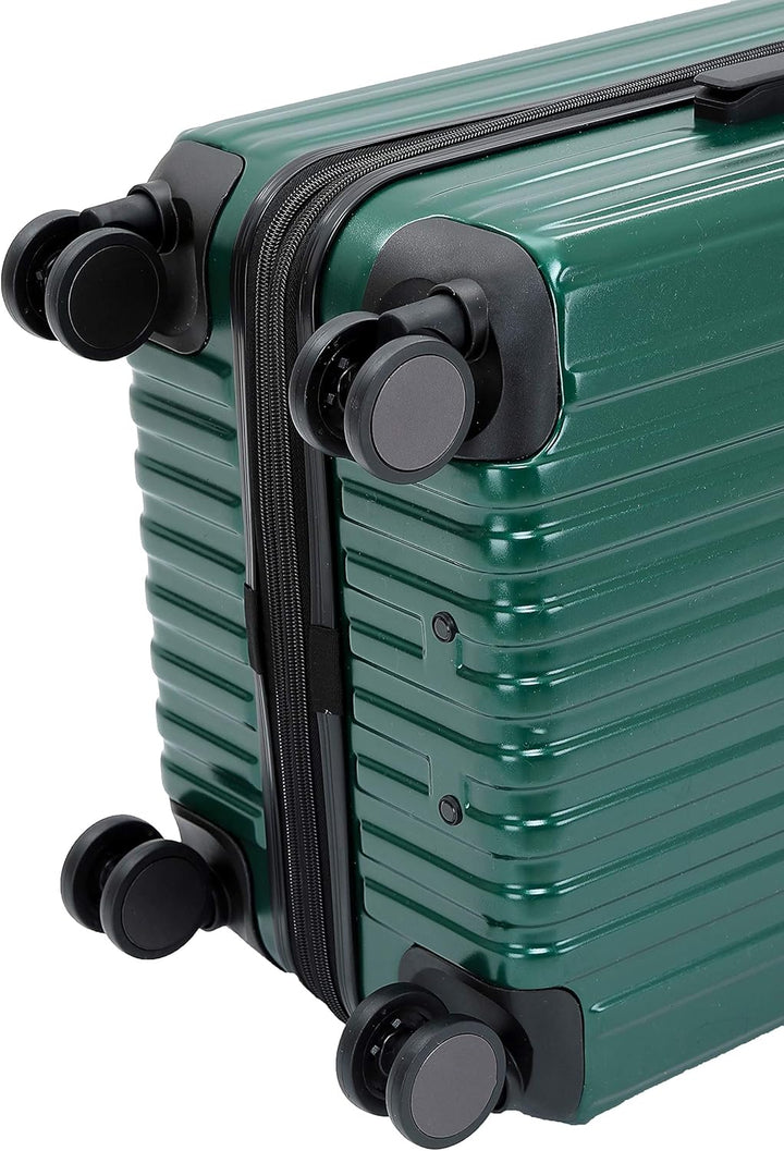 M816 TSA-Schloss Koffer Reisekoffer Trolley Hardschale Boardcase (Dunkelgreen, Kleiner Koffer), Dunk
