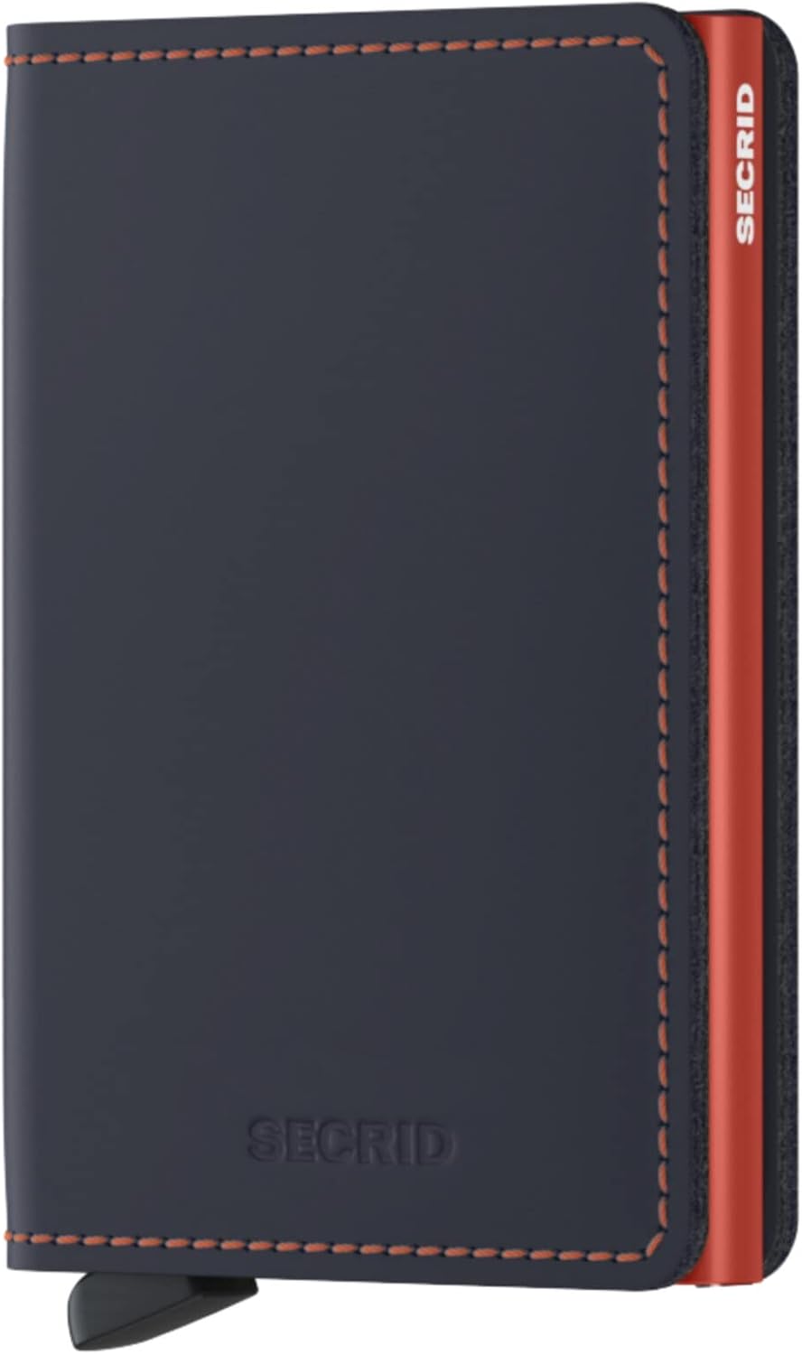 Secrid Slimwallet Nightblue & Orange Einheitsgrösse Unisex Erwachsene, Nachtblau & Orange, Talla úni