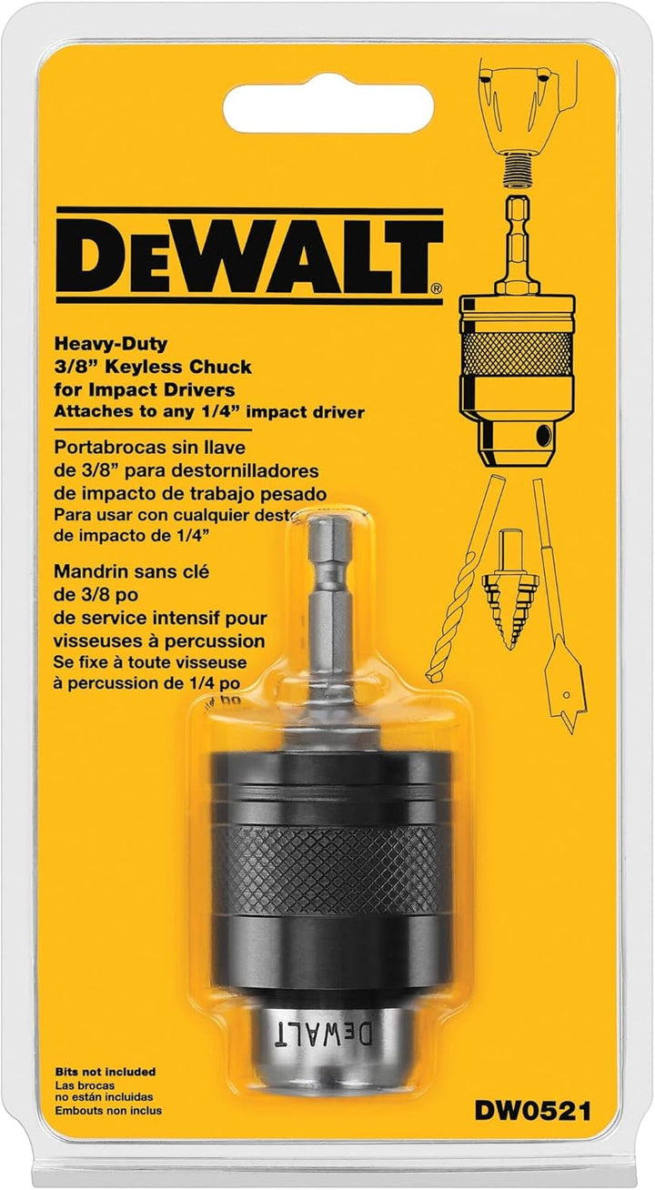 DEWALT Bohrfutter für Schlagschrauber, Quick Connect (DW0521) Einfarbig, Einfarbig