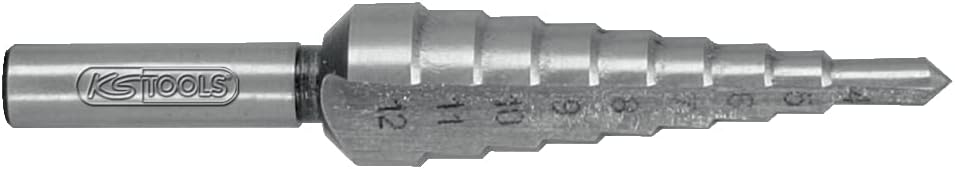 KS Tools 330.2210 HSS Stufenbohrersatz zweischneidig 3-teilig 4 bis 30mm