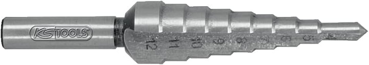 KS Tools 330.2210 HSS Stufenbohrersatz zweischneidig 3-teilig 4 bis 30mm