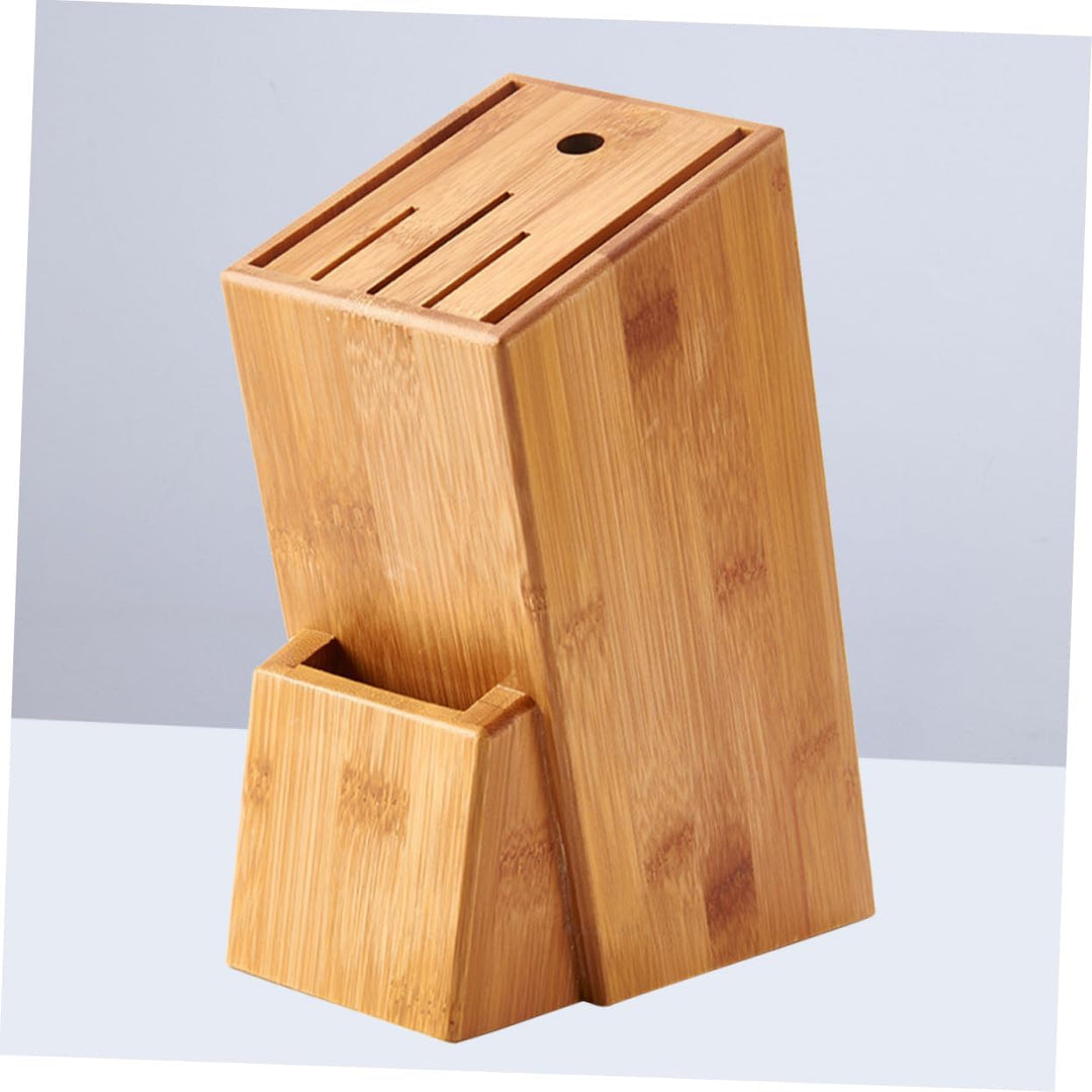 Cabilock Küchenregal Bambusregalhalter aus Bambus Stabiles Holzgestell als Messerhalter und Küchenab