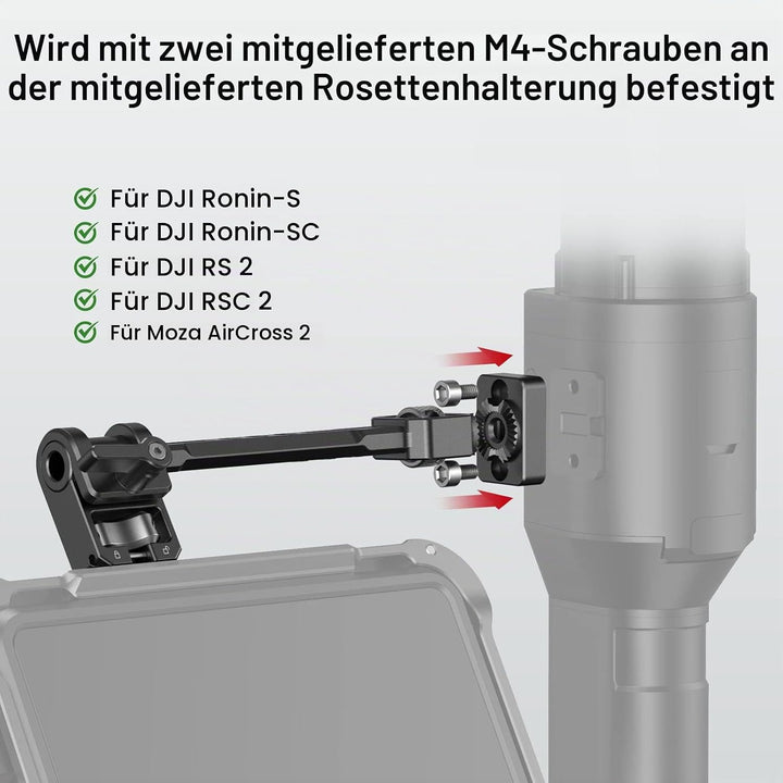 SMALLRIG Monitor Mount für DJI Ronin-S/Ronin-SC / RS2 / RSC2 und ZHIYUN Crane 2S / Crane 3 / 3S / WE