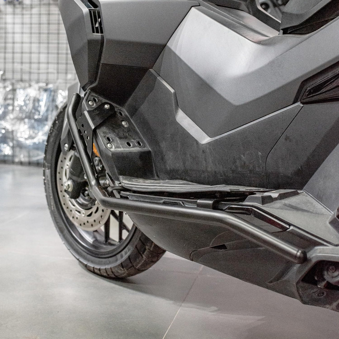 Lorababer Stossstangenschutz für Motorräder kompatibel mit ADV350 ADV 350 2022 2023 2024 schwarzer S