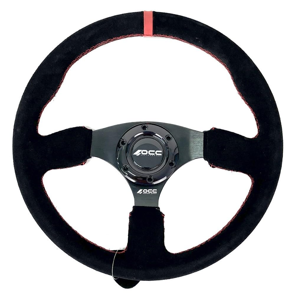 OCC MOTOR SPORT FLACHER BODENLENKRAD AUTO REVENGE MODELL ALCANTARA SCHWARZE ARME - AUTO FLACHER SPÜL