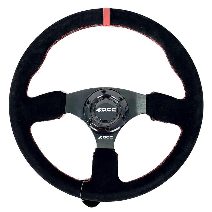 OCC MOTOR SPORT FLACHER BODENLENKRAD AUTO REVENGE MODELL ALCANTARA SCHWARZE ARME - AUTO FLACHER SPÜL