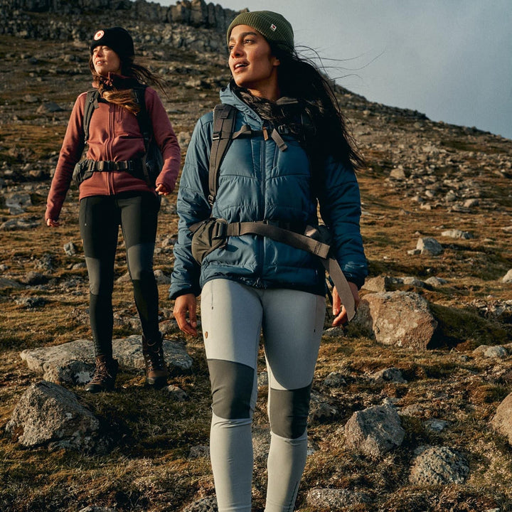 Fjällräven Damen Abisko Värm Trekking W Tights L Flint Grey Iron Grey, L Flint Grey Iron Grey