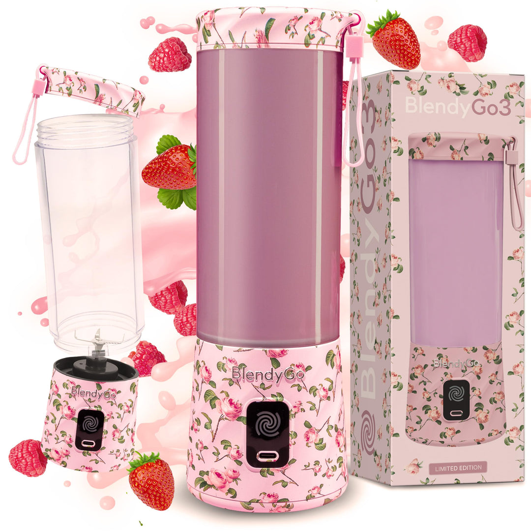 BlendyGo 3 Tragbarer Mixer, Blender, Mini Standmixer, 550 ml, Smoothie maker, Mixer smoothie maker t