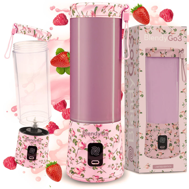 BlendyGo 3 Tragbarer Mixer, Blender, Mini Standmixer, 550 ml, Smoothie maker, Mixer smoothie maker t